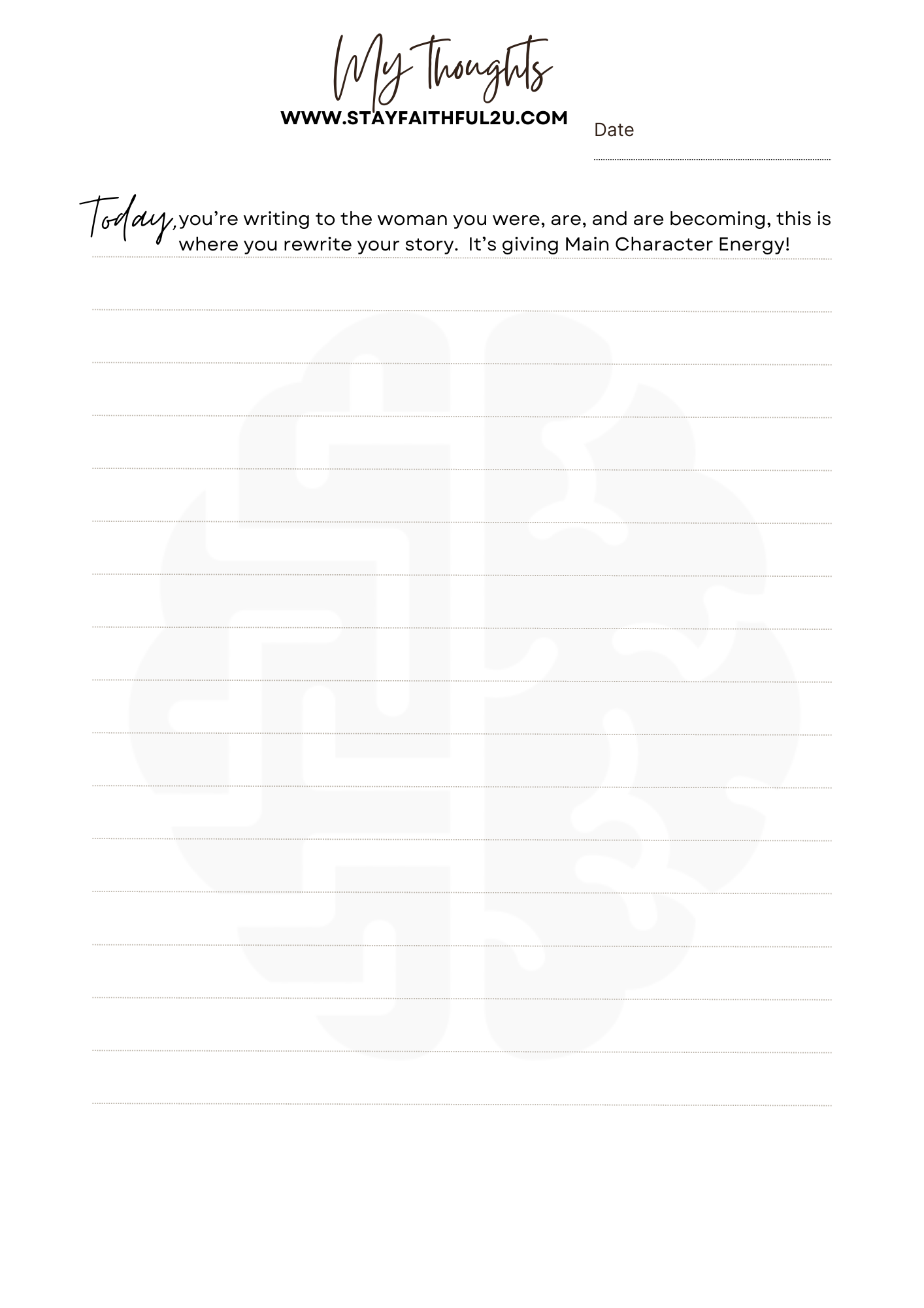 "Me vs Me" - I am the Assignment Journal