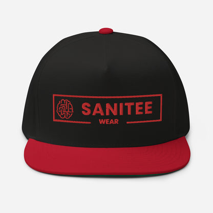 Sanitee Red - Flat Bill Cap