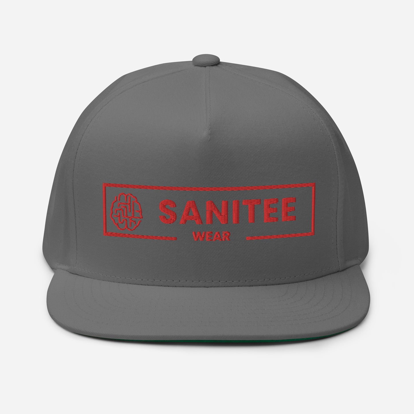 Sanitee Red - Flat Bill Cap