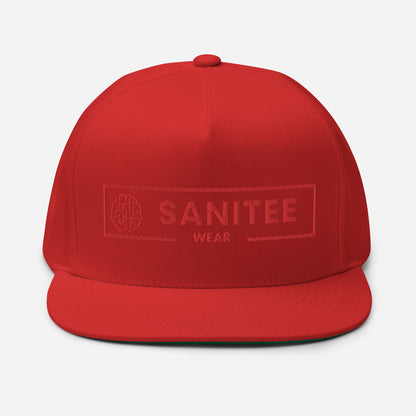 Sanitee Red - Flat Bill Cap