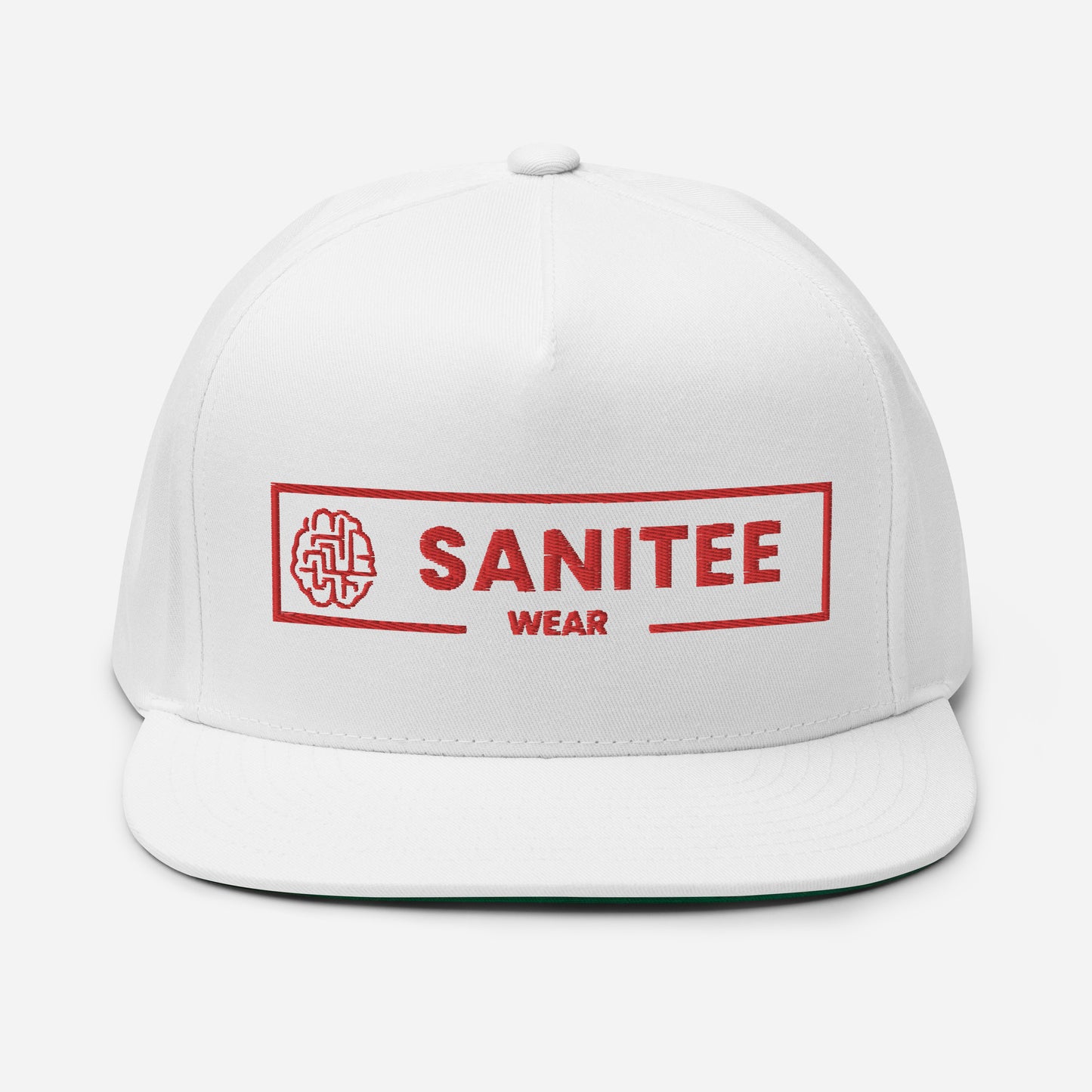 Sanitee Red - Flat Bill Cap