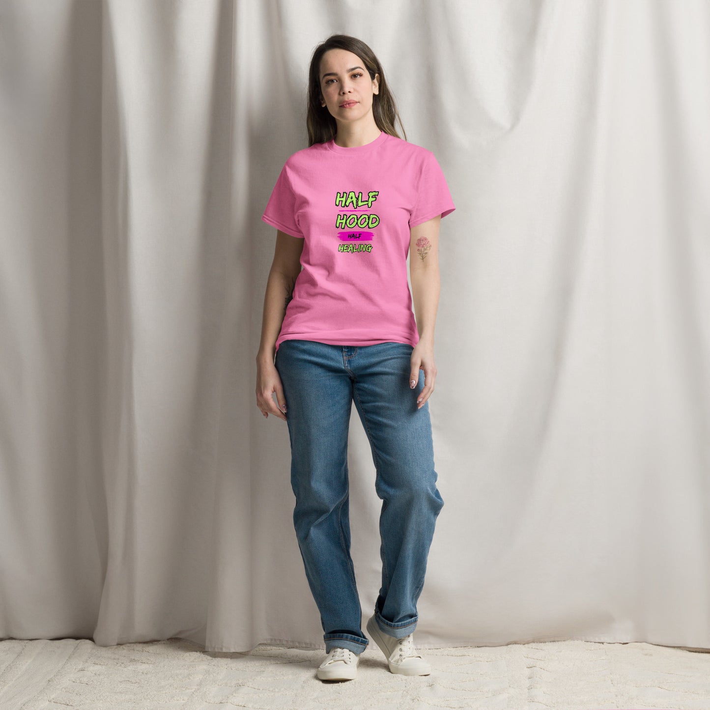 HOOD PINK Unisex classic tee