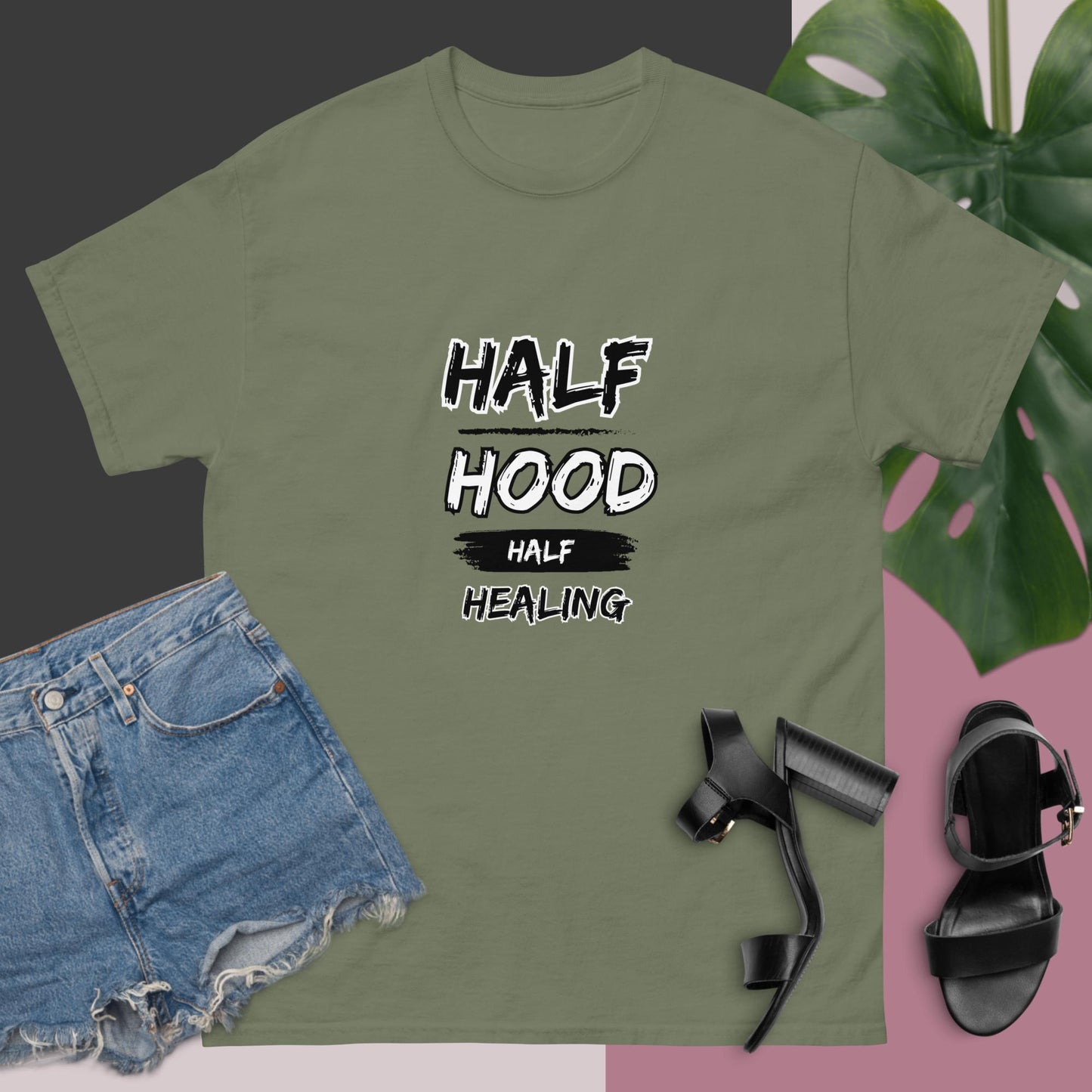 HALF HOOD Unisex classic tee