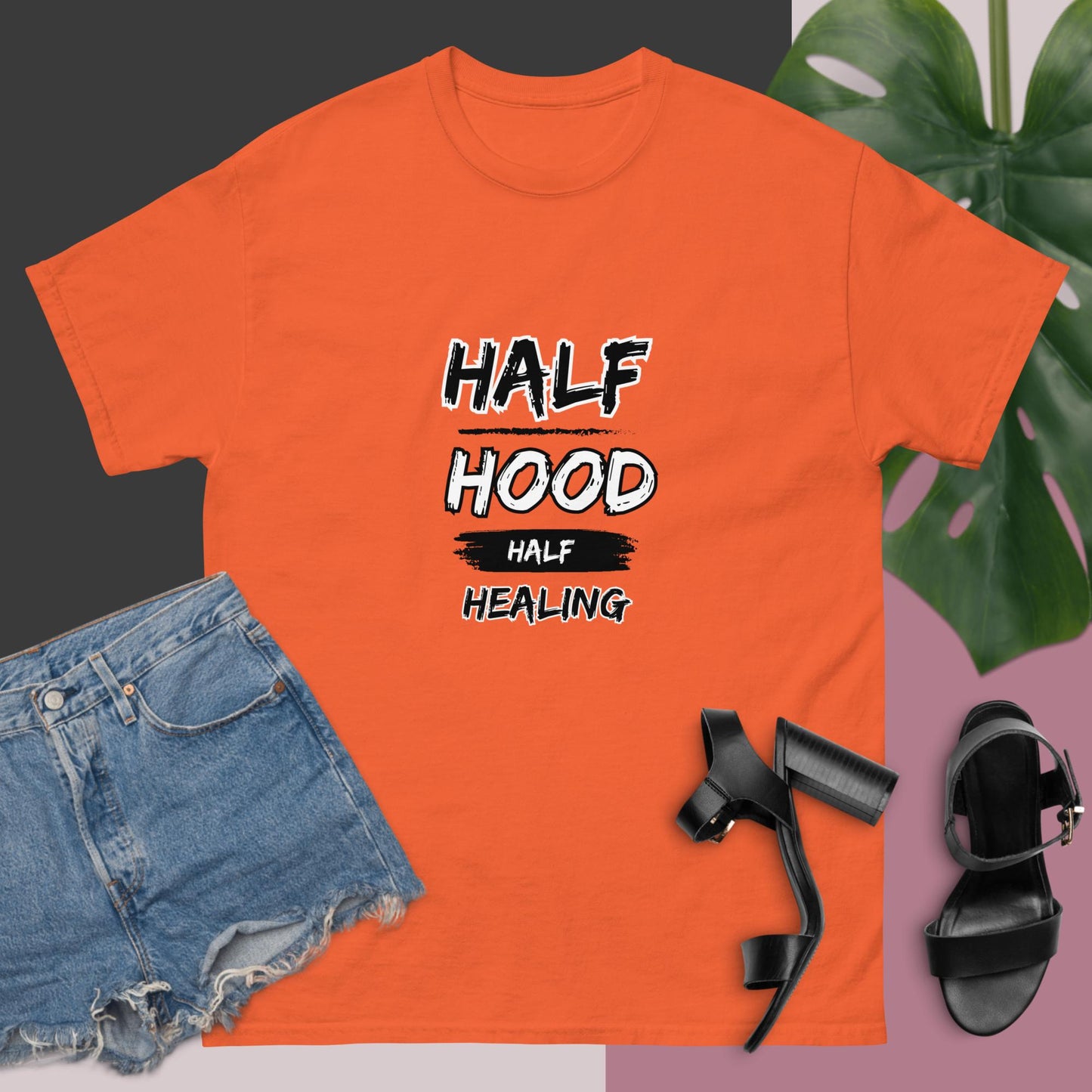 HALF HOOD Unisex classic tee