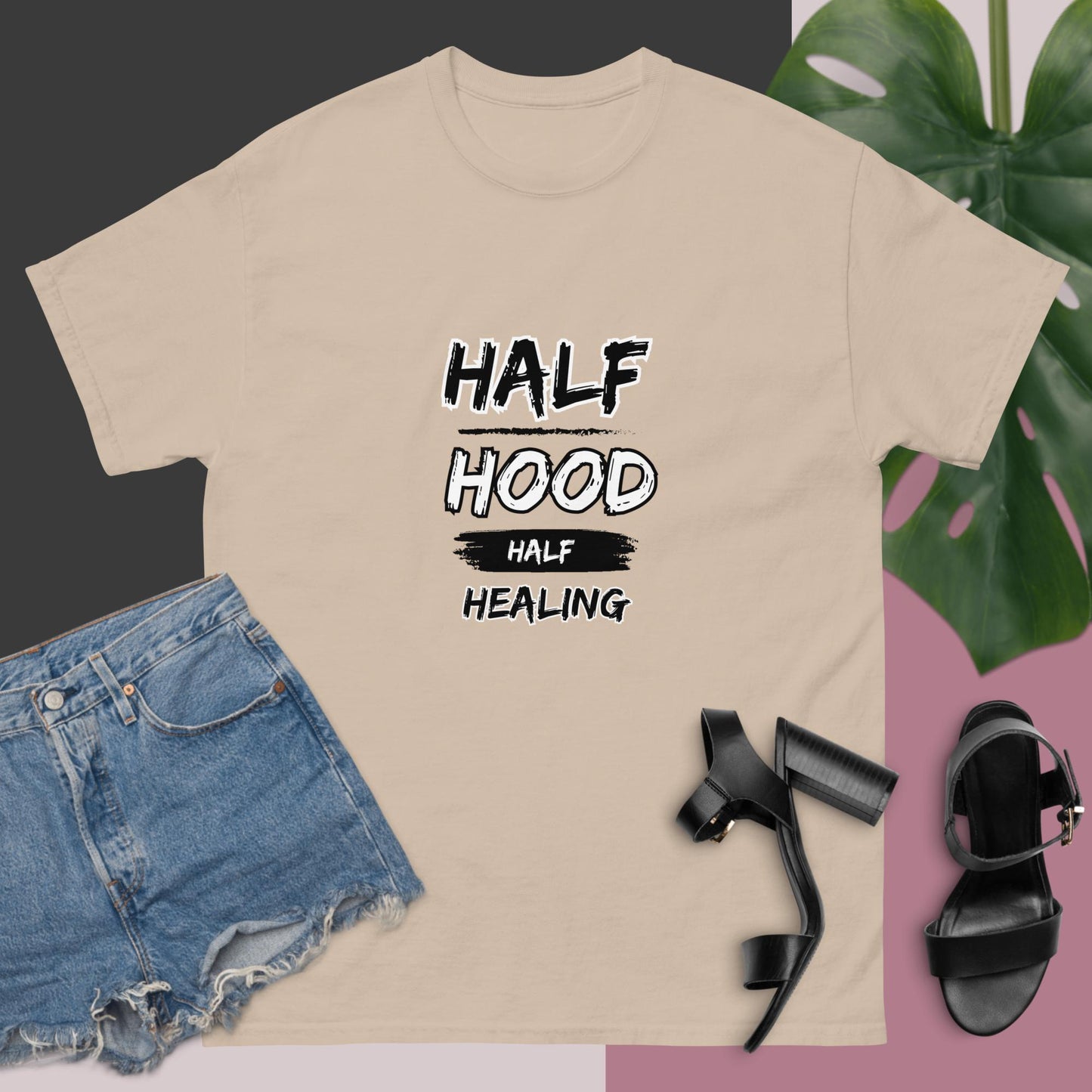 HALF HOOD Unisex classic tee