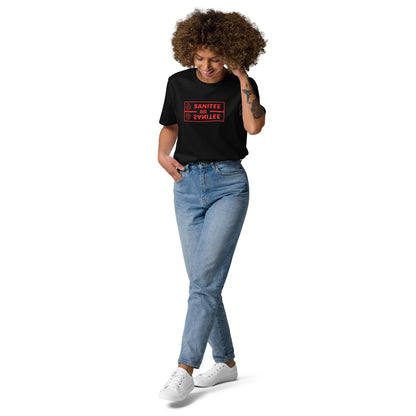 Sanitee Red - Unisex organic cotton t-shirt