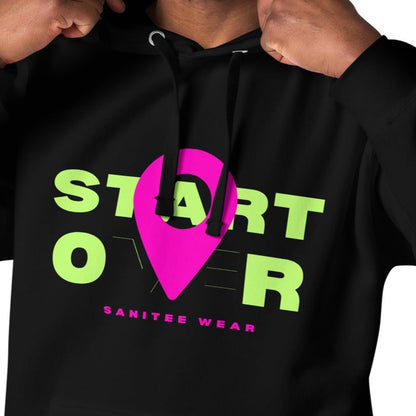 Start Over - Pink Glow Unisex Hoodie