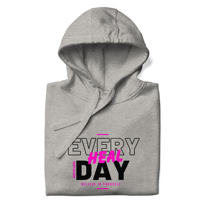 Heal Everyday Pink Unisex Hoodie