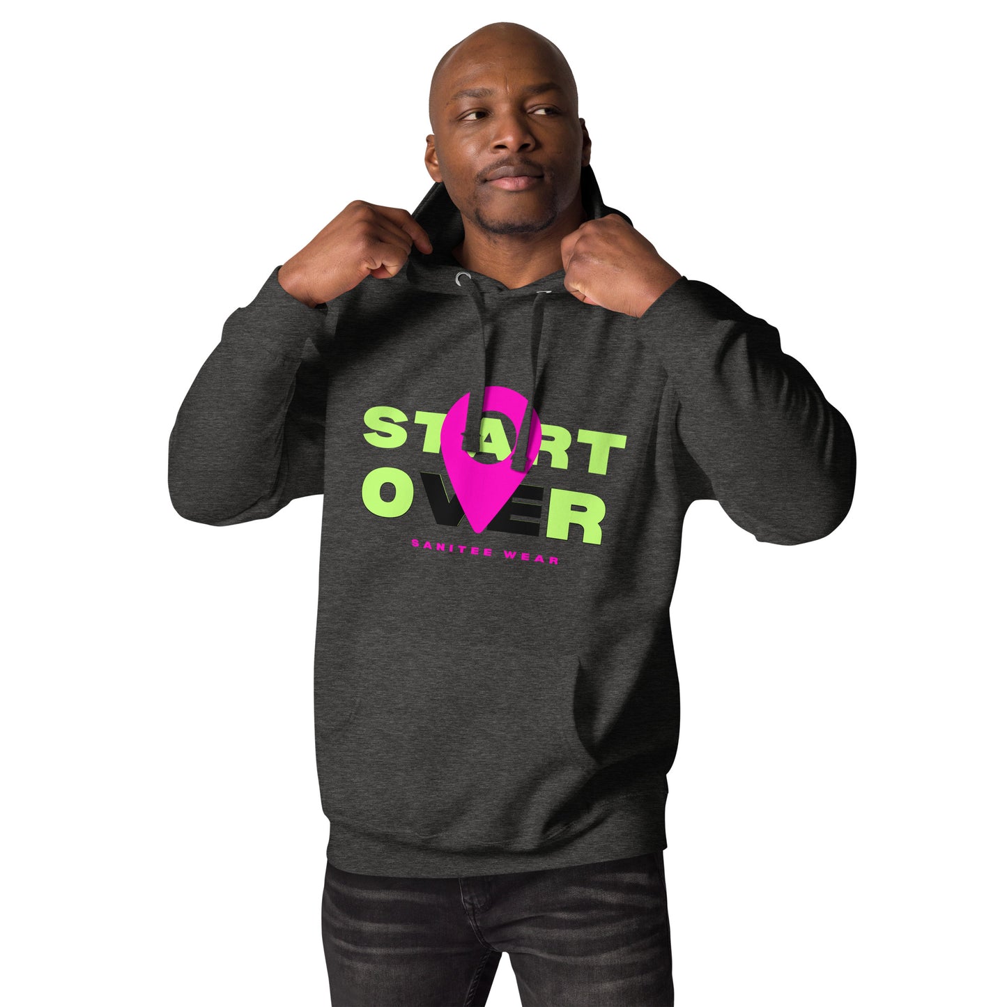 Start Over - Pink Glow Unisex Hoodie