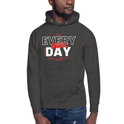 Heal Everyday Red Unisex Hoodie