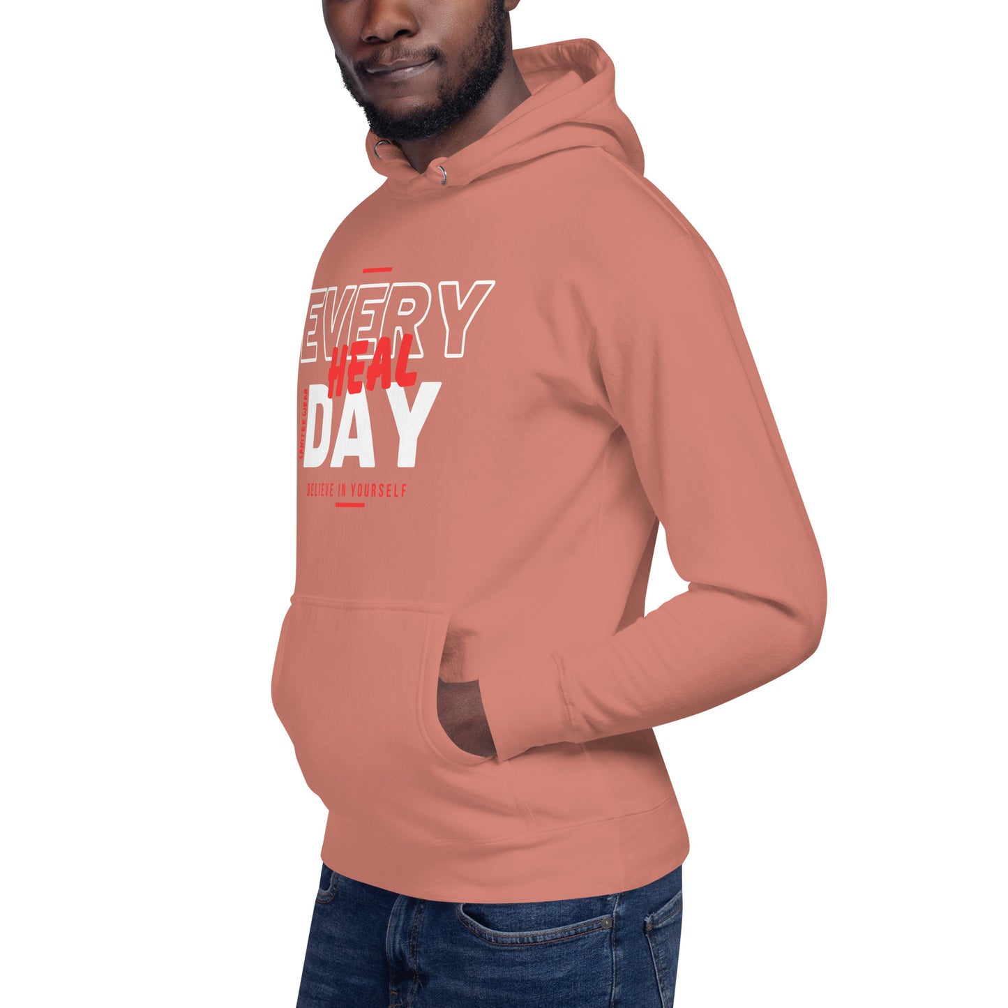 Heal Everyday Red Unisex Hoodie