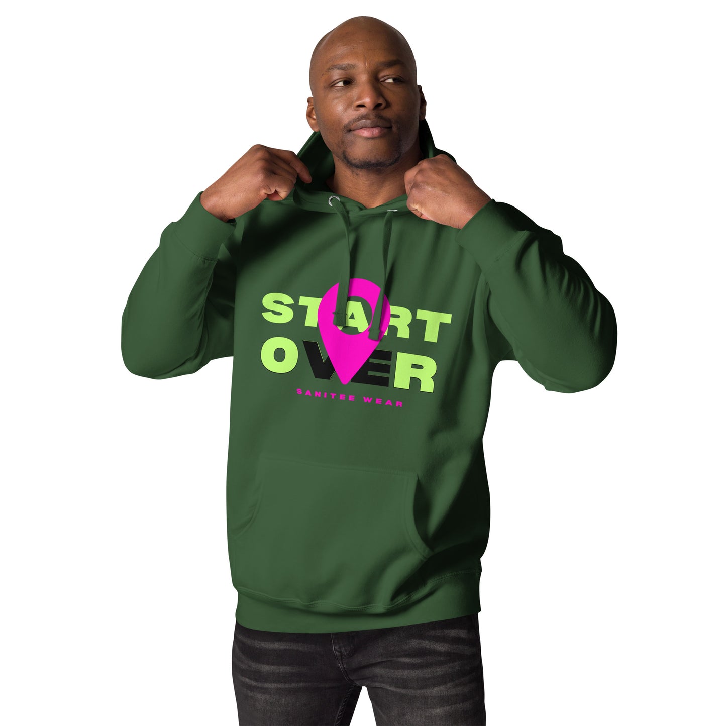 Start Over - Pink Glow Unisex Hoodie