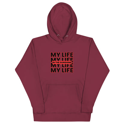 My Life Red Unisex Hoodie