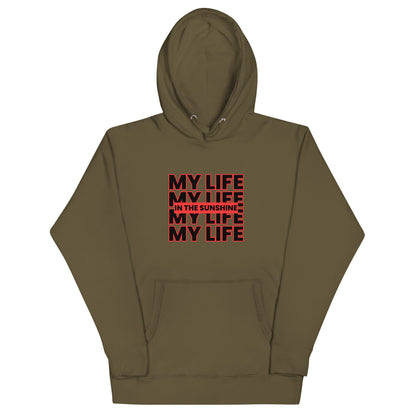 My Life Red Unisex Hoodie