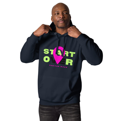 Start Over - Pink Glow Unisex Hoodie