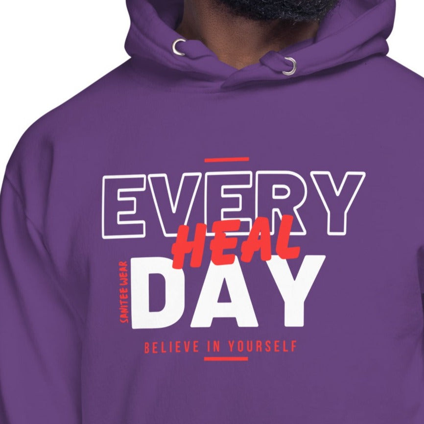 Heal Everyday Red Unisex Hoodie