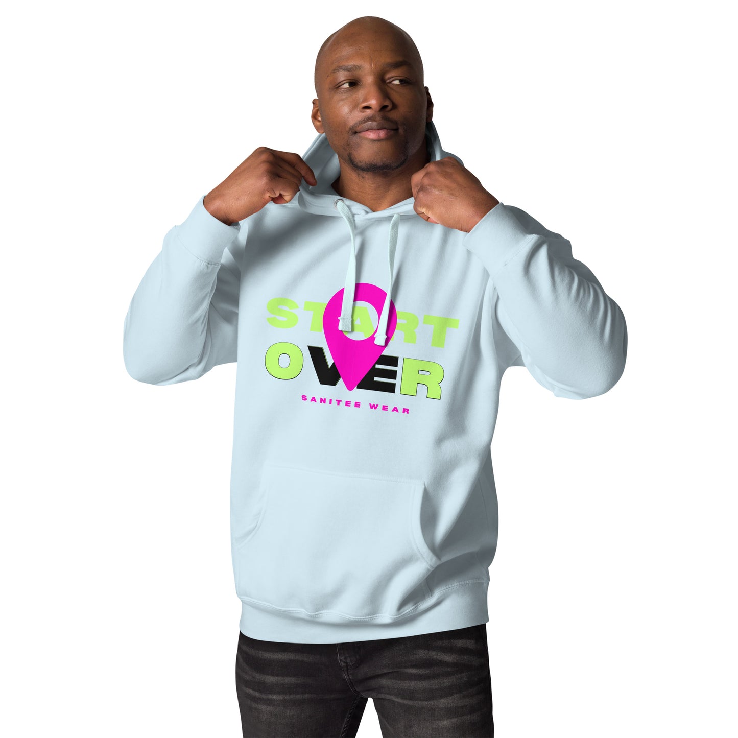 Start Over - Pink Glow Unisex Hoodie