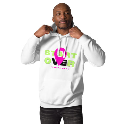 Start Over - Pink Glow Unisex Hoodie