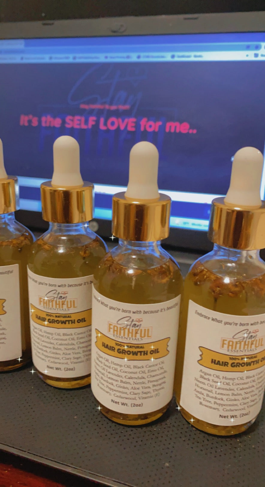 All Natural Hair Growth Oil