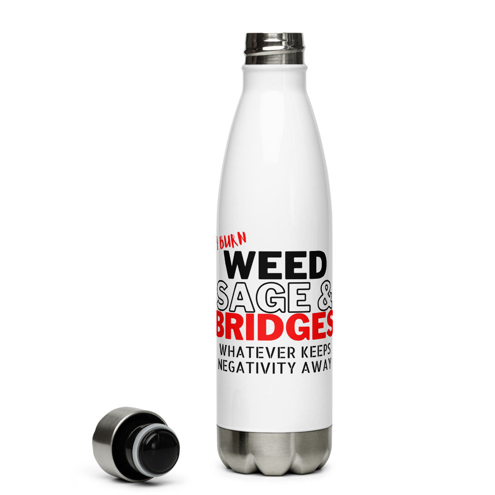 Burn Sage - Stainless Steel Water Bottle